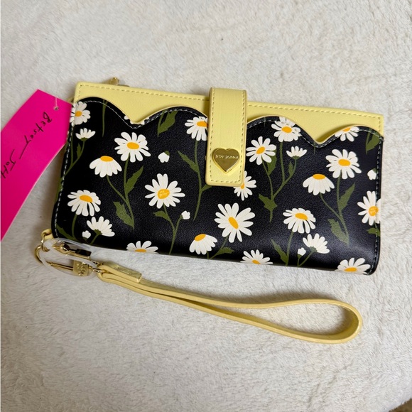 Betsey Johnson Wallet with Wristlet Strap - Picture 3 of 5